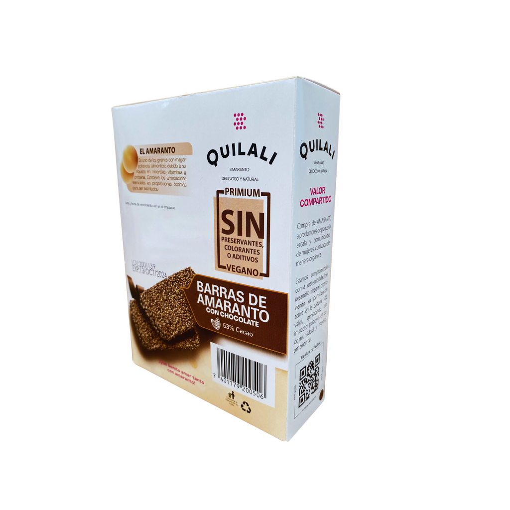 Barra de Amaranto Premium con Chocolate